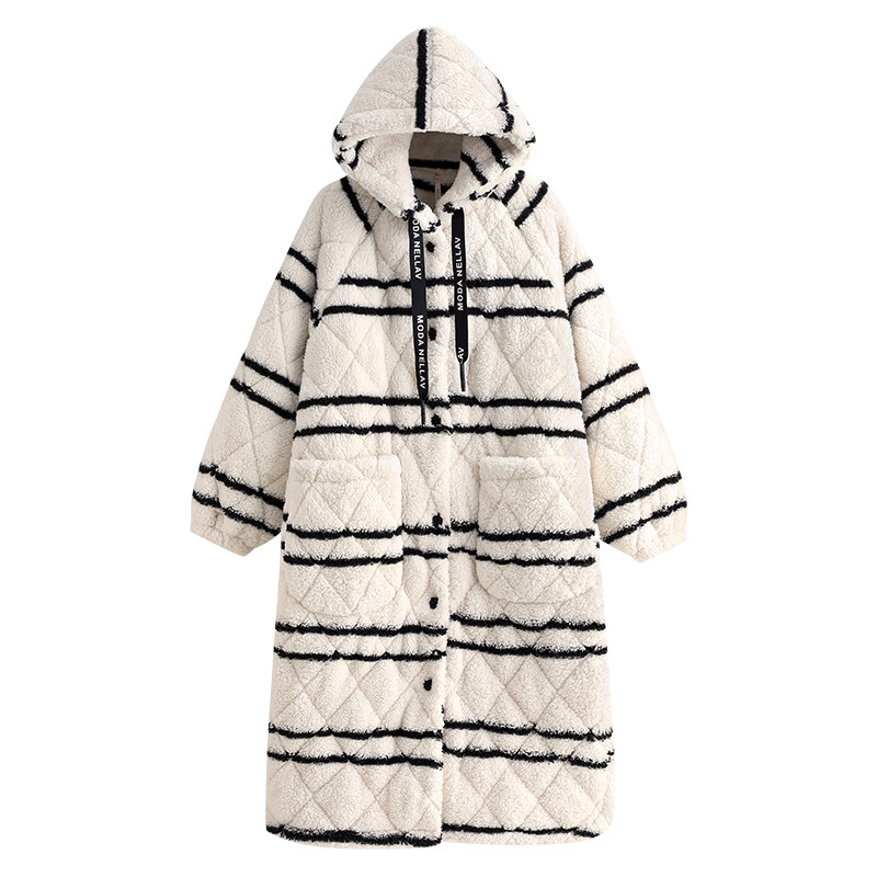 悦内睡袍女士睡衣秋冬季冬款珊瑚绒三层夹棉加厚法兰绒大码长款裙,淘宝优惠券,粉丝福利购,淘宝优惠卷