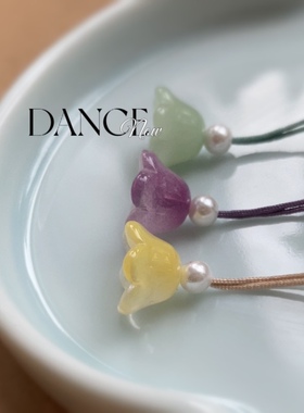 百搭挂坠新中式设计原创手编绳长款吊坠挂件diy茶壶绑绳 服饰压襟