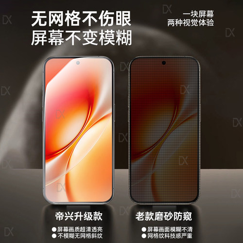 适用iqooneo11至尊版钢化膜iqooneo11/10/9/8/7手机膜neo10pro+磨砂防偷窥neo9spro+全屏iqoo15/13防爆pro贴 - 图2