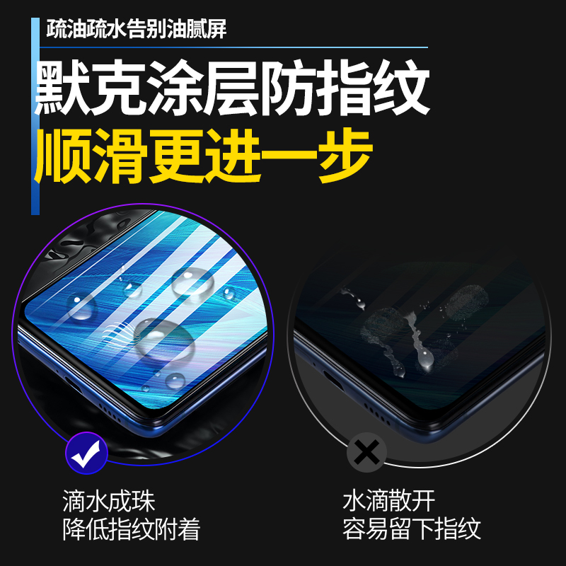 oppoRENO8钢化膜reno7SE手机膜RENO6/5/4/3/2Z全屏reno5K/5Z全覆盖ACE2防窥适用于OPPO防偷窥reno2贴膜无白边 - 图3