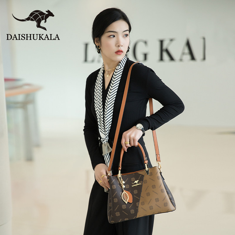 国际大牌真皮高端女包2024新款送妈妈礼物中年女士单肩斜挎手提包