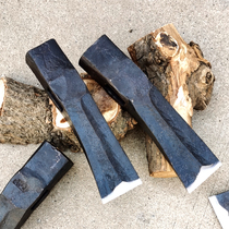 Full steel forged with large number of firewood and hatchheads for home chopping wood cutting tree logging with wood and axe outdoor with wood axe