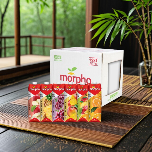 Cyprus imports morpho Monodoro flavored juice drink 1L full box for holiday banquets