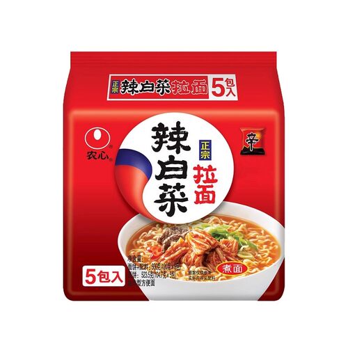 农心辛拉面香菇牛肉辣白菜乌龙鲜虾方便面袋装拉面国产煮面 - 图2