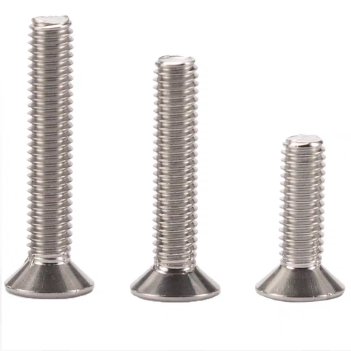 201不锈钢沉头内六角螺栓平头螺丝钉M3M4M5M6M8M10M12*16/20/25mm - 图2