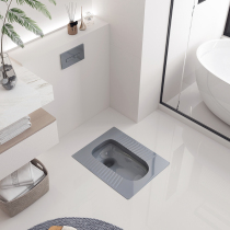 Concealed water tank invisible concealed dark loading wall embedded gray squat toilet squatting pit toilet squat toilet