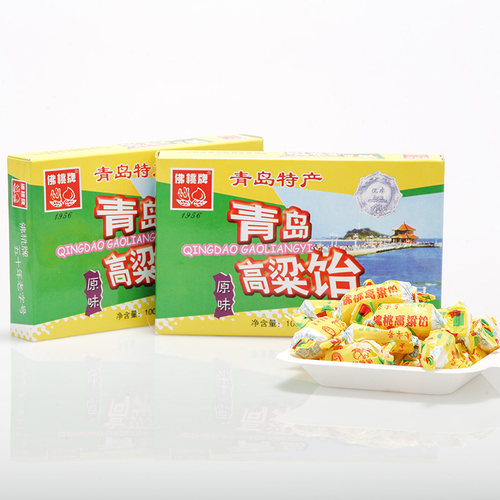 山东特产休闲零食佛桃牌100g盒装精制传统风味高粱饴软糖果 - 图3