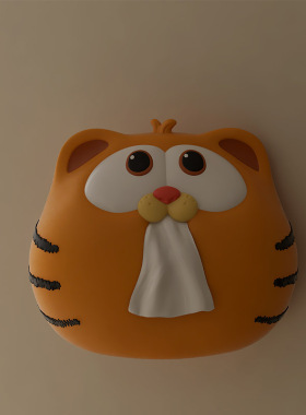 大加菲猫周边客厅卧室纸巾盒