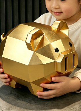 金猪大容量桌面存钱罐