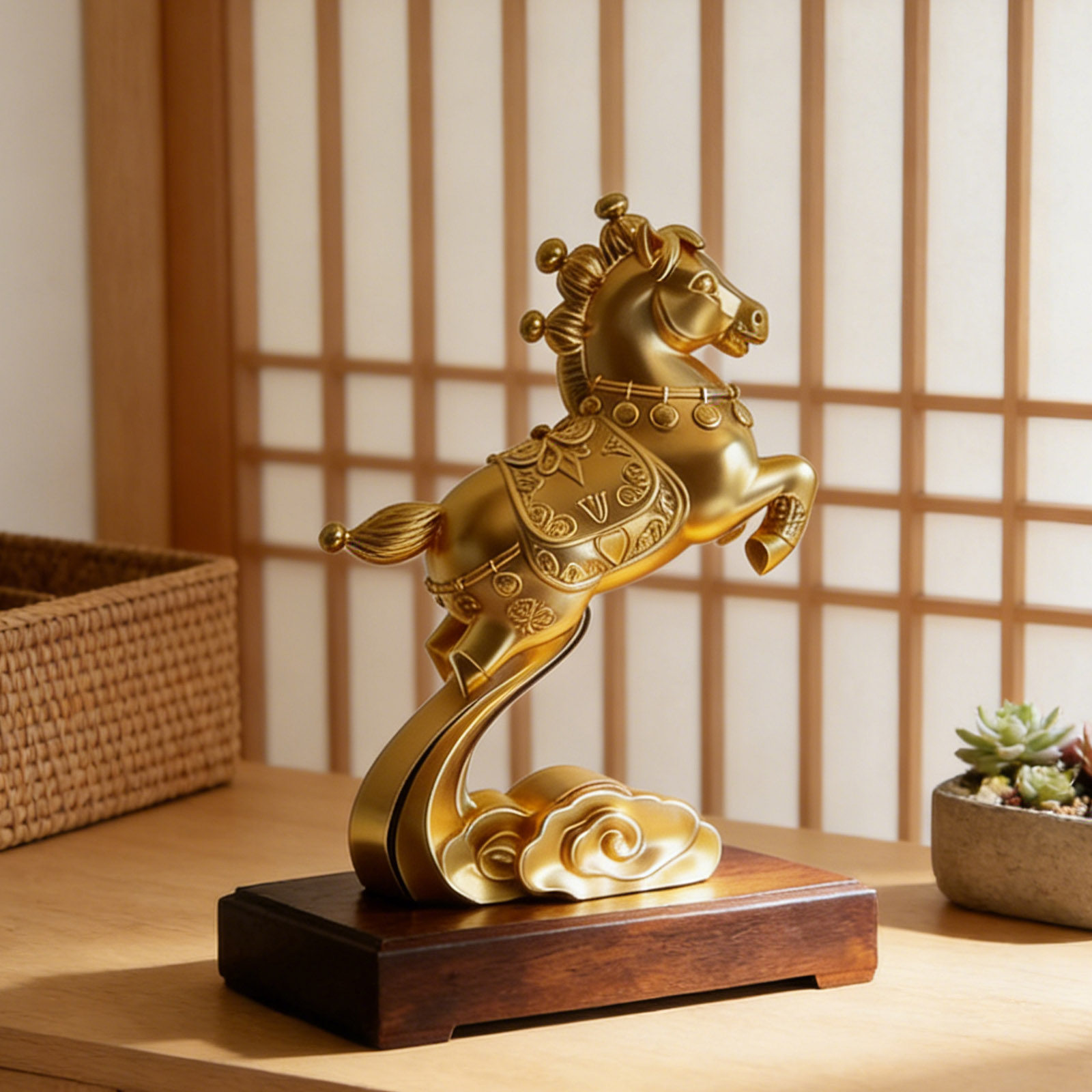 2026新款金马年吉祥物本命年办公室桌面软装饰品招财马到成功摆件,淘宝优惠券,粉丝福利购,淘宝优惠卷