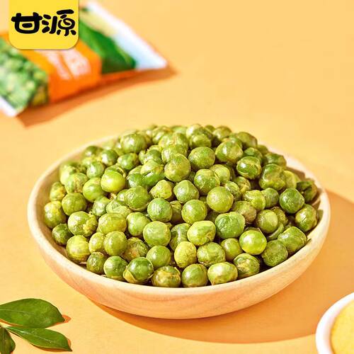 甘源蒜香青豆原味青豌豆酱汁牛肉香辣下酒小菜休闲零食品小吃炒货 - 图1