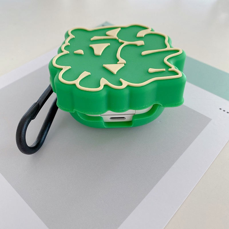 绿色發字适用三星budslive蓝牙无线galaxy buds2pro耳机壳硅胶保护套Galaxy Buds2分体软壳budsfe新款budspro - 图2