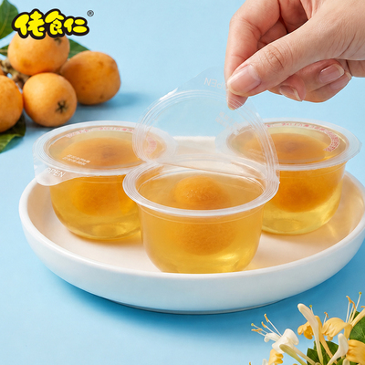 金银花枇杷冻整颗果肉Q弹解馋