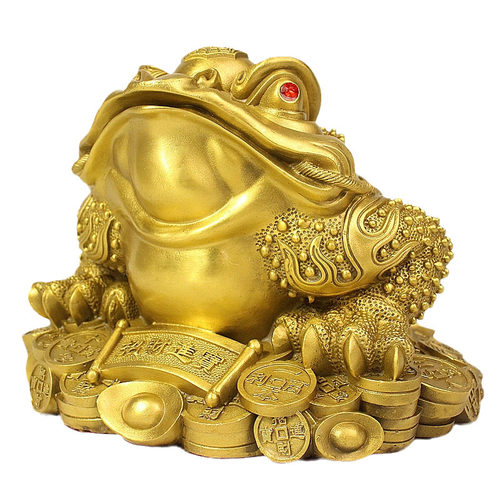 纯铜金蟾摆件三足金蟾招财铜蟾蜍客厅办公室装饰摆设店铺开业礼品 - 图3
