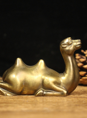 黄铜实心书法文房四宝摆件