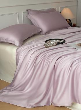 a类60支莱赛尔天丝四件套夏季床上用品冰丝床单被套真丝滑高级感