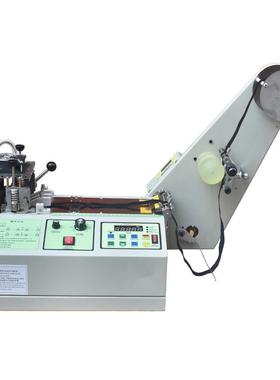 左隆机械松紧带热切机全自动电脑冷热切带机确保切带长度的准确