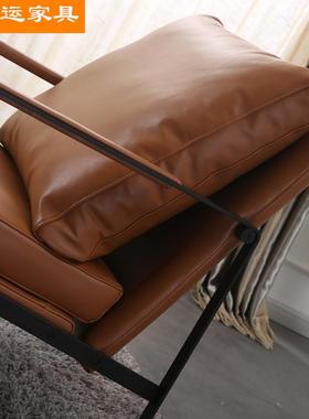 休闲椅子简约现代单人客厅阳台小户型懒人沙发单椅畅销款