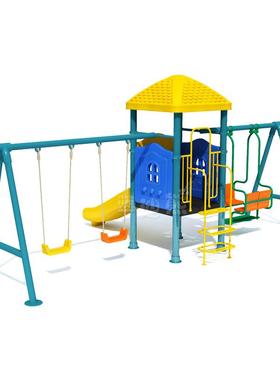 蓝迪熊秋千组合游乐场游乐设备组合式滑梯秋千儿童游乐场设备