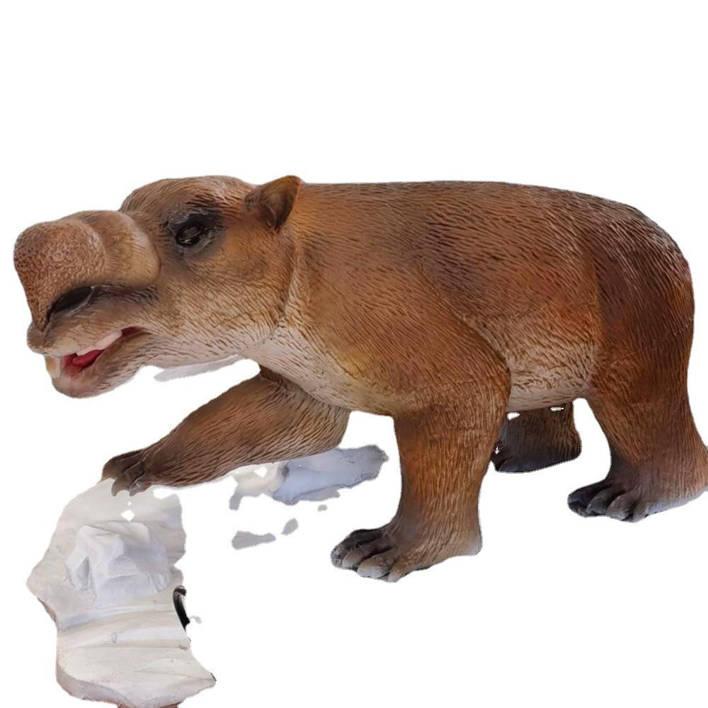 大型仿真仿生远古生物机械电动双齿门兽景区城市建设装饰模型 - 图3