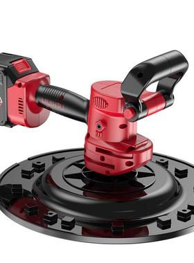 充电式水泥砂浆收光机墙面抹平机手持电动磨光磨平机锂电抹墙机电