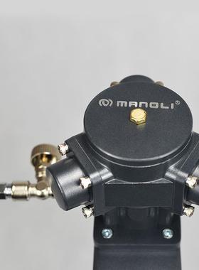 明丽5加仑手动升降式气动涂料搅拌机油墨胶水液体不锈钢搅拌器