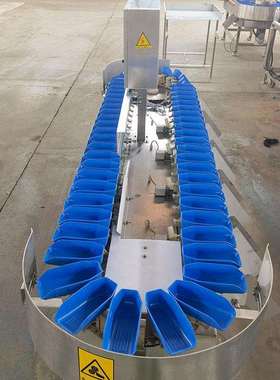 重量分级机水果重量分级机火龙果沃柑翻盘式重量分级机分选机