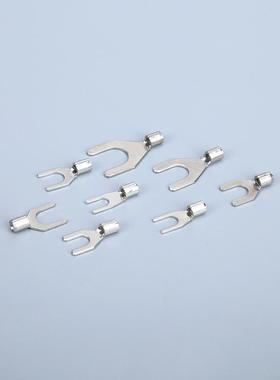 凯士通SNBS2-5叉形裸端头Y型冷压接线端子UT铜鼻子直销