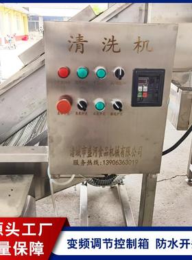 盛河多功能气泡清洗机山楂千禧果喷淋清洗机不锈钢蔬菜清洗机