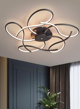 led吸顶灯客厅创意个性主卧灯2023年新款现代简约书房间卧室灯具