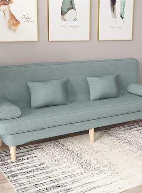 沙发小户型出租房沙发床两用可折叠双人简易网红客厅布艺懒人沙发