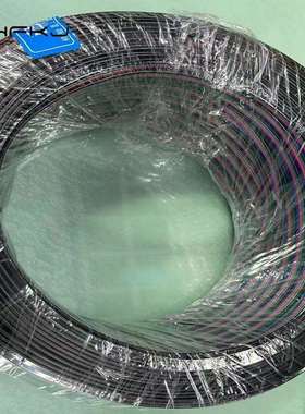 LED七彩灯条4p并线黑绿红蓝4P1007#20AWG灯带延长线RGB彩排线