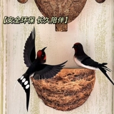 Смоделированная ласточка стенка гнезда покрывает уродливое украшение небольшого двора ландшафтное расположение подвеска для ласточки ласточка для птичьего гнездо