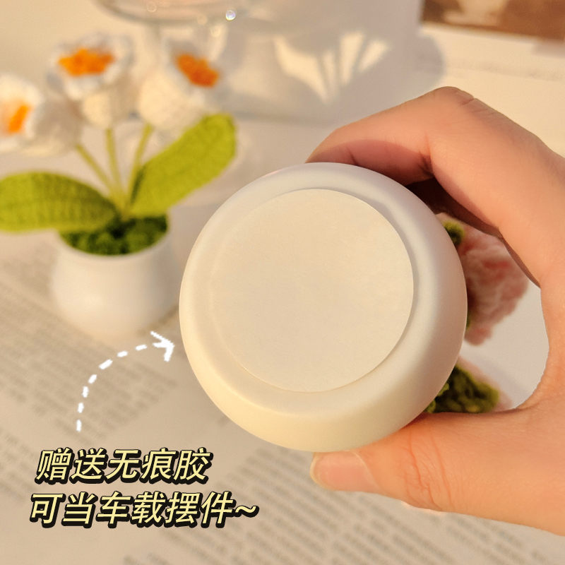 向日葵手工编织毛线仿真假花桌面小摆件花束礼物家居装高级感小众