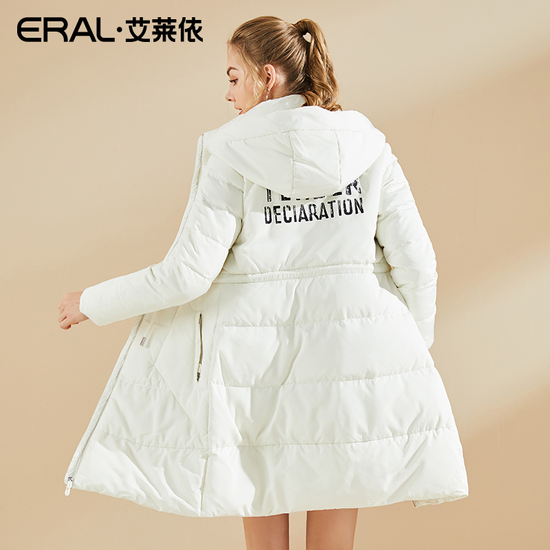 2017 FDAA 16181 ERAL 艾莱依 秋冬韩版加厚连帽羽绒服女中长款收腰 2017 FDAA 16181 ERAL 艾莱依 秋冬韩版加厚连帽羽绒服女中长款收腰