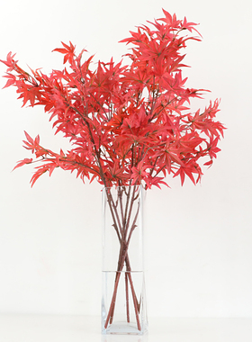 红枫叶室内软装饰品样板房插花