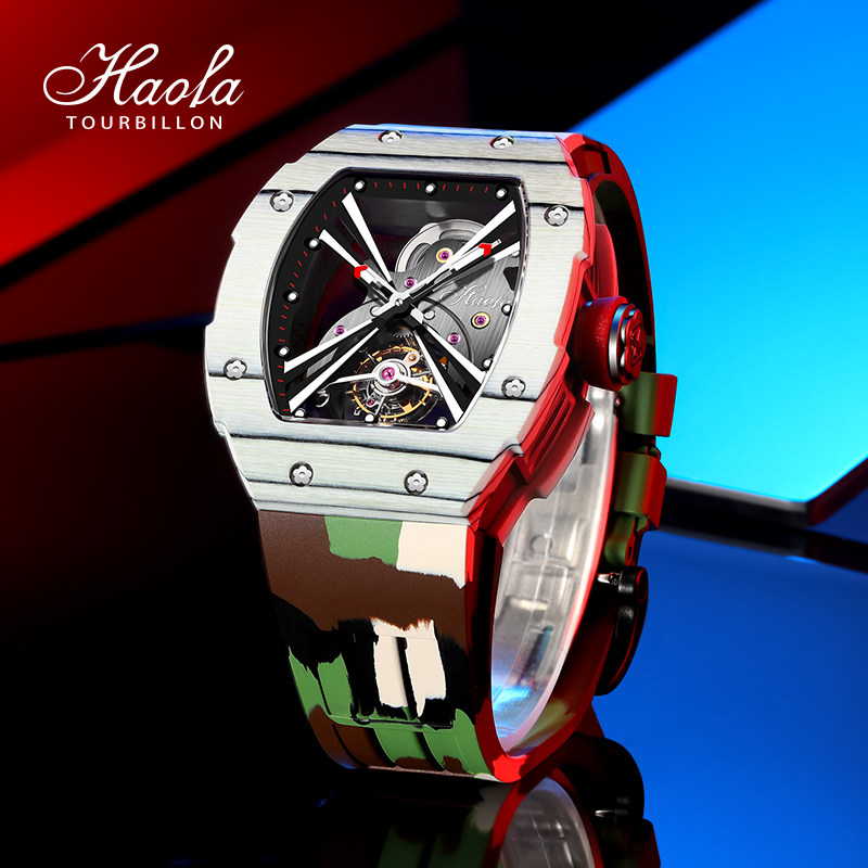 2020新款豪法全镂空陀飞轮机械表 haofatourbillon国产腕表