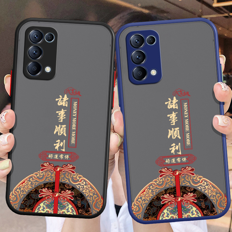 适用opporeno5手机壳oppo保护reno5pro硅胶套reon5k镜头全包oppreon5防摔诸事顺利opoor半透明肤感软壳男5G女 - 图1