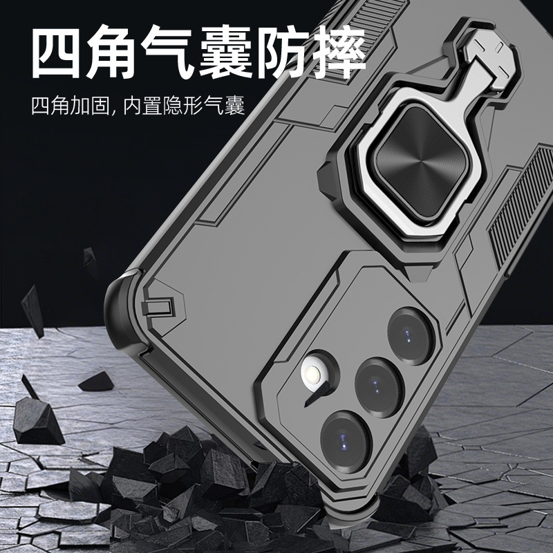 适用三星M56手机壳M56 5G保护硅胶套SM-M566B镜头全包气囊防摔galaxy磨砂软硬外壳samsung男女新款带指环磁吸 - 图0