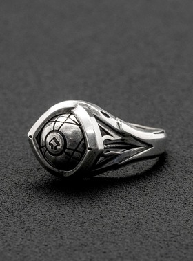 【官方正品】异造滚球戒指元素之息复古做旧925银