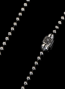 一丁轮回银饰项链男女纯手工