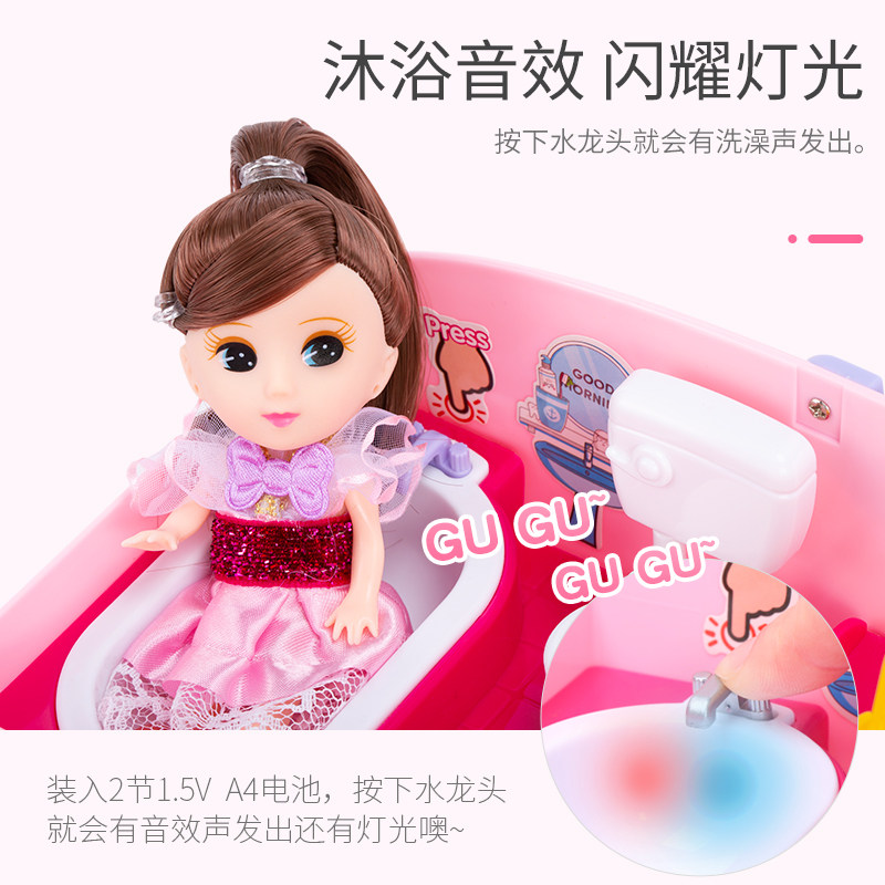 芭比拉莎套装梦想豪宅盒大娃娃玩具 媛潇玩具娃娃/配件