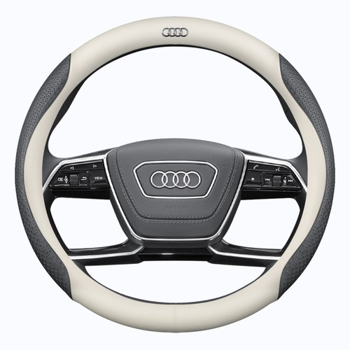 奥迪方向盘套新A4L A6L A3 Q2L Q3 Q5L Q7 A5 A7四季真皮汽车把套 - 图3