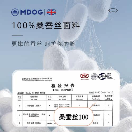 米度狗真丝眼罩睡眠遮光睡觉专用女士护眼睛罩男轻薄午睡成人耳塞 - 图1