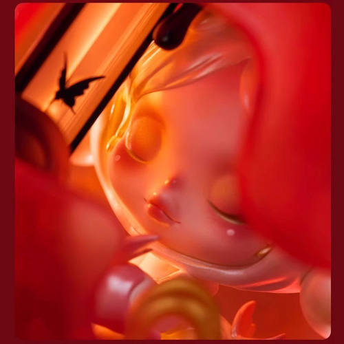 POPMART泡泡玛特SKULLPANDA邸语观中景SP明盒手办公仔潮玩摆件娃 - 图1