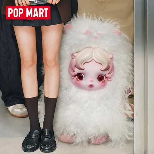 POPMART泡泡玛特SKULLPANDA不眠剧场盲盒SP搪胶3代毛绒挂件手办 - 图0