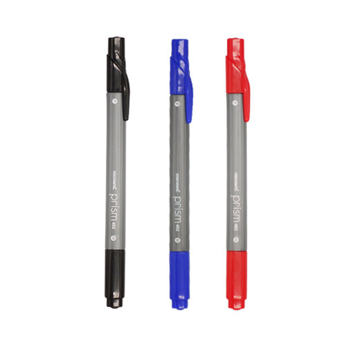 慕那美旗舰店 韩国慕那美monami进口双头粗细水性中性笔学习办公阅读荧光色划线涂色勾线思维导图Prism 402 - 图3