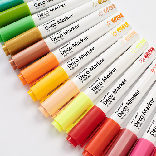 【特价】韩国慕那美Monami丙烯马克笔圆珠笔子弹头针管头中性笔双头水性笔油性记号笔DIY涂鸦绘画 - 图1