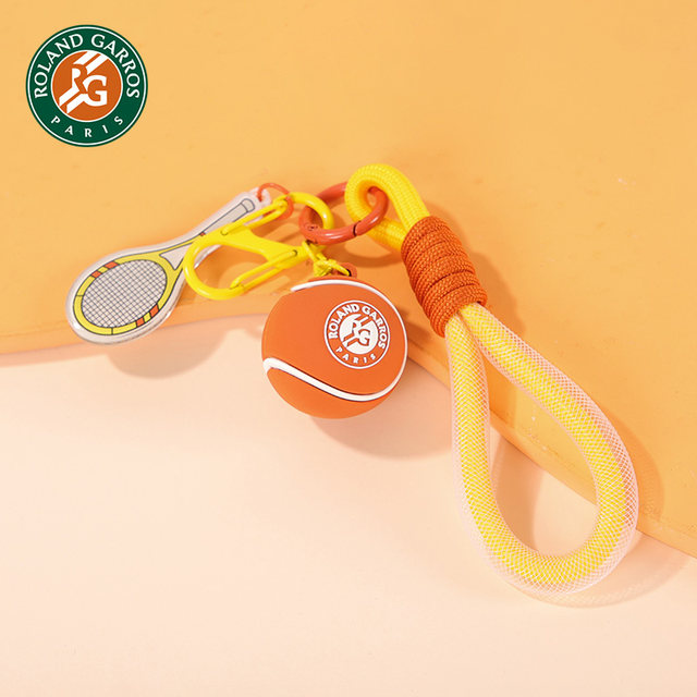 Tennis peripheral keychain school bag pendant