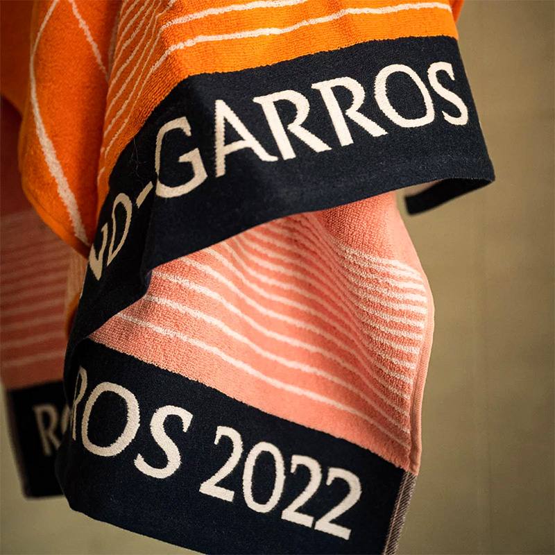 【官方进口】罗兰加洛斯法网球员同款毛巾2022新款浴巾沙滩巾 - 图3